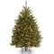 4.5 ft. Pre-Lit Dunhill&#xAE; Fir Full Artificial Christmas Tree, Clear Lights